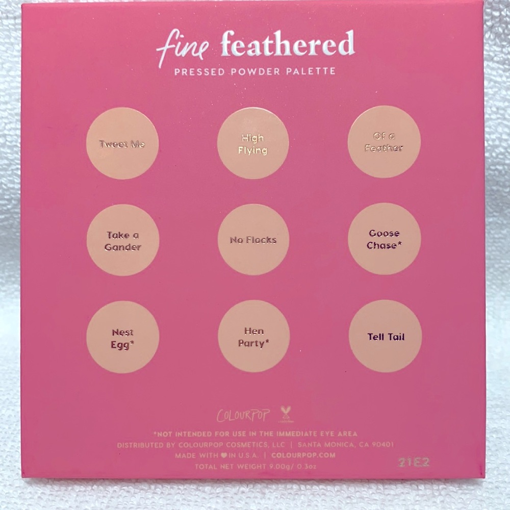 COLOURPOP CP FINE FEATHERED EYESHADOW PALETTE BOUTIQUE UNTOUCHED NWT - Picture 8 of 8